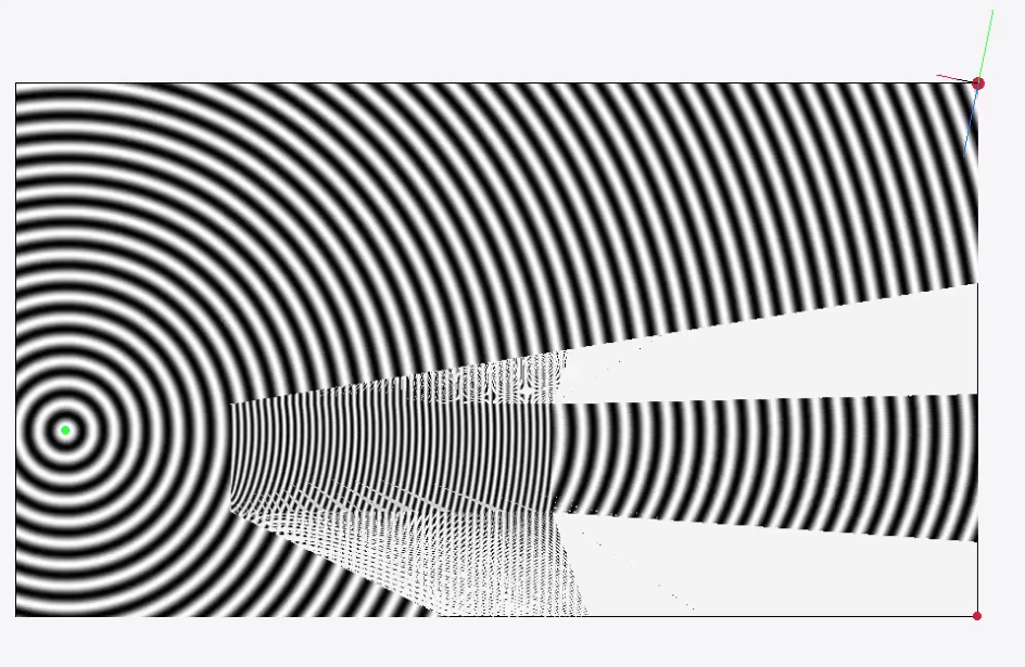 Wave passing through media, no reflections